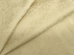 平和屋着物○男性 お召 色無地 檳榔子染色 三越扱い 正絹 逸品 未使用