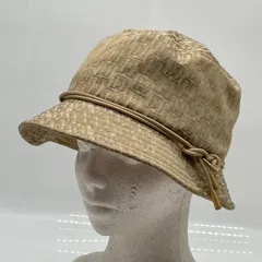 KO4231□DAKS ダックス ジャガード ハット ベージュ 57ｃｍのサムネイル