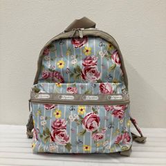 bonjour diary花柄キルティングリュック 水色 bonjour diary花柄キルティングリュック 水色 - メルカリ