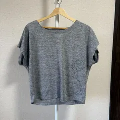 【HUITIEME　ウィッテム】レディース ドルマンスリーブTシャツ グレー Mサイズのサムネイル