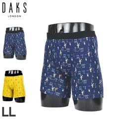 ダックス DAKS ボクサーパンツ 下着 インナー アンダーウェア メンズ 前閉じ LL メンズ下着 男性 SLBX-02のサムネイル