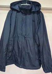 THE NORTH FACE ザノースフェイス ネイビー ウィンドブレーカー フード ジャケットL