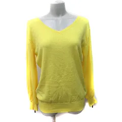 レディ Rady ニット カットソー Vネック 長袖 F 黄色 イエロー /YIのサムネイル