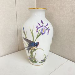 ロイヤルコペンハーゲン 燕 ツバメ 鳥 アイリス アヤメ 花瓶 1960年 ロイヤルコペンハーゲン 燕 ツバメ 鳥 アイリス アヤメ 花瓶 1960年