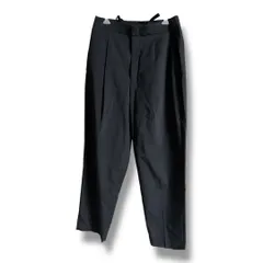 美品 UNIQLO Theory ユニクロ セオリー 感動タック イージーパンツ スラックス ストレッチ カジュアルパンツ レディース サイズM ブラック ゴーゴー古着久喜倉庫店 21 No.K1986