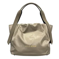 PELLE BORSA(ペレボルサ) トートバッグ - グレーベージュ レザーのサムネイル