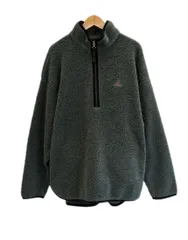 ナイキ NIKE ACG フリース ボアジャケット ハーフジップ プルオーバー ジャケット グリーン Lサイズ 101MT-6322