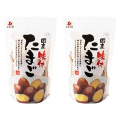 千年屋 味楽乃里 国産うずら卵100％ 味付けうずらたまご 醤油味 2袋セット 個包装 常温保存 おつまみ お弁当 おかず