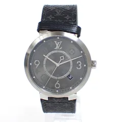 LOUIS VUITTON ルイ・ヴィトン タンブール スリム エクリプス Q1DM0 腕時計 ブラック グレー 689LC514のサムネイル
