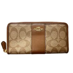 【玉津店 中古】COACH コーチ ラウンドファスナー長財布 F54630 シグネチャー TA2600645