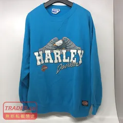 01w-6655 ハーレーダビッドソン HARLEY DAVIDSON  1990 ヴィンテージ スウェット Hanes ヘインズ XL  トップス  【中古品】