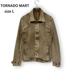 00s tornado mart linen riders jacket y2k - メルカリ