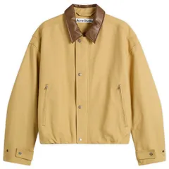 アクネ ストゥディオズ メンズ アウター ジャケット・ブルゾン サテン コットン Acne Studios Double Cotton Satin Jacket Sand Beige サンド