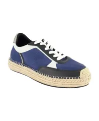 カール ラガーフェルド メンズ シューズ スニーカー レース KARL LAGERFELD PARIS Mens Lace Up Espadrille Chunky Sole Sneakers Bluのサムネイル