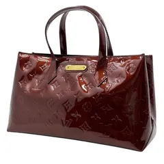 【中古】LOUIS VUITTON | ルイ・ヴィトン ウィルシャーPM モノグラム ヴェルニ ハンドバッグ M93641 アマラント ワインレッド【尾張小牧店】