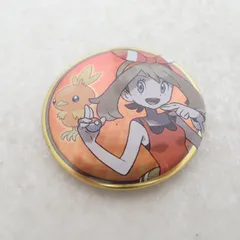ポケモンセンター 缶バッジコレクション ホウエン編B 主人公(女の子)＆アチャモ　ポケットモンスターのサムネイル