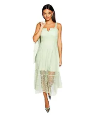 ウエアハウス レディース トップス ワンピース レース マキシ Warehouse Womens Runway Lace Detail Maxi Dressage セージのサムネイル