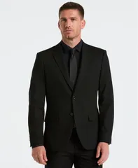 ペリーエリス メンズ アウター ジャケット・ブルゾン スリムフィット Perry Ellis Mens Dobby Louis Long Sleeve Slim Fit Suit Jacket Blaのサムネイル