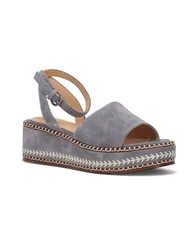 フライ レディース シューズ サンダル プラットフォーム アンクル Frye Womens Joy Ankle Strap Platform Wedge Sandals Blue Ash アッシュのサムネイル