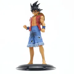 孫悟空(ルフィスタイル) ドラゴンボールZ×ONE PIECE(ワンピース) DX組立式フィギュア プライズ(45390) バンプレスト