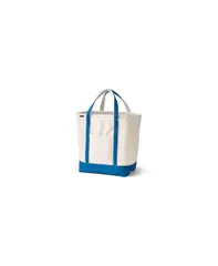 ランズエンド レディース バッグ Lands End Large 5 Pocket Open Top Canvas Tote Bag Naturalbeacon blue ブルーのサムネイル
