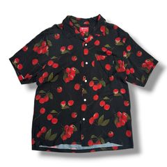 Supreme 19SS cherry rayon shirt チェリー シャツ シュプリーム XL