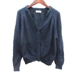 テチチ Te chichi TERRASSE ニット カーディガン 長袖 F 紺 ネイビー /AUのサムネイル