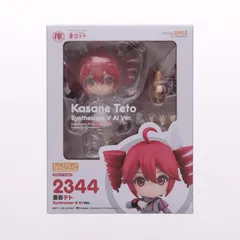 (再販) グッドスマイルカンパニー公式ショップ特典付属 ねんどろいど 2344 重音テト(かさねてと) Synthesizer(シンセサイザー) V AI Ver. 完成品 可動フィギュア グッドスマイルカンパニー