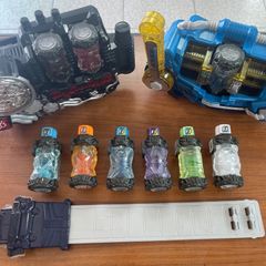 가격 인하 중입니다! 가면 라이더 빌드 DX 가면 라이더 빌드 동작 확인 완료 스크래쉬 드라이버 & 빌드 드라이버! DX 풀 병 대량 세트 희귀 폐반품 전대 모노 변신 벨트 호화 세트 벨트 대 한 개만 BANDAI 나리키리