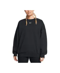アンダーアーマー レディース アウター パーカー・スウェット スウェット シャツ Under Armour Womens Rival Oversized Sweatshirt Black ブラック