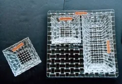 未使用品　ナハトマン　Nachmann ボサノバ　サービングセット4ピース　97633 　クリスタルガラスのサムネイル