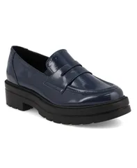 ミア レディース シューズ パンプス ローファー MIA Womens Yoani Round Toe Lug Sole Loafers Navy ネイビー