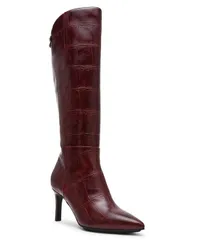 アンクライン レディース シューズ ブーツ・レインブーツ Anne Klein Womens Maruicia Boot Wine Croco ワインのサムネイル
