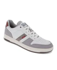 リーバイス メンズ シューズ スニーカー レース Levis Mens Drive Low Top Lace Up Sneakers White Cappuccino Mocha ホワイトのサムネイル