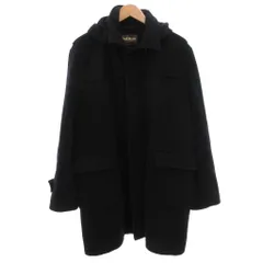 ポールスチュアート PAUL STUART ステンカラーコート ミドル丈 2way カシミヤ混 フード付き 長袖 フラップポケット L 紺 ダークネイビー /IBのサムネイル