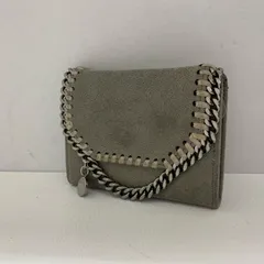 【加古川店】 中古 Stella McCartney | ステラマッカートニー 長財布 SMALL WALLET SHAGGY DEER FALABELLA 391836 グレー 【124】