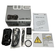 E2108】 RICOH WG-50 ブラック リコー - メルカリ
