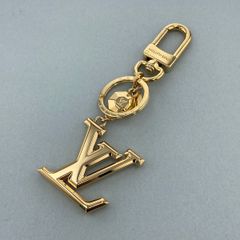 極美品】ルイヴィトン ポルトクレ LVファセット チャーム キーホルダー