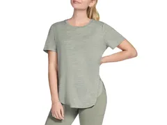 スケッチャーズ レディース トップス Tシャツ Skechers GO DRI SWIFT Womens Tee Taupe トープのサムネイル
