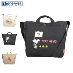ROOTOTE ルートート ショルダーバッグ ミディアム スヌーピー メンズ レディース 斜めがけ 大人 軽量 ピーナッツ コラボのサムネイル
