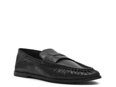 スティーブ マデン レディース シューズ スリッポン・ローファー Steve Madden Stewart Loafer Black Leather ブラックのサムネイル