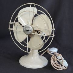 アンティークフランス卓上扇風機 CALOR アイボリーシャビーシック