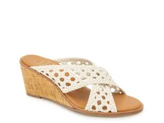 アンドレア アース レディース シューズ サンダル Andre Assous Baila Wedge Sandal Ivory アイボリーのサムネイル