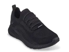 スケッチャーズ レディース シューズ スリッポン・ローファー リラックスフィット スニーカー Skechers Work BOBS Relaxed Fit Sport Squad Chaos SR SlipOn Sneaker Womens Black ブラッ