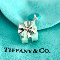 ティファニー チャーム ブルーボックス ネックレス ペンダント トップ