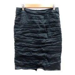 ビーシービージーマックスアズリア BCBGMAXAZRIA スカート タイト ひざ丈 6 黒 ブラック /RTのサムネイル