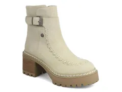 ミア レディース シューズ ブーツ・レインブーツ プラットフォーム Mia Toula Platform Bootie Cream クリーム