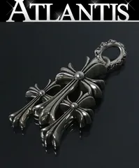 CHROME HEARTS 銀座店 クロムハーツ ラージ 3CHクロス トリプルクロス ペンダント メンズ シルバー SV925 103136のサムネイル