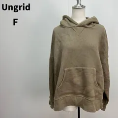 Ungrid パーカー F オリーブ カーキ ユニセックス オーバーサイズ ゆるだぼ【m087】のサムネイル