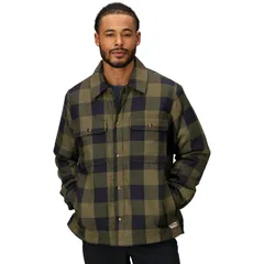 マーモット メンズ トップス シャツ ジャケット Marmot Ridgefield Sherpa Flannel Shirt Jacket Mens NoriBlack ブラックのサムネイル